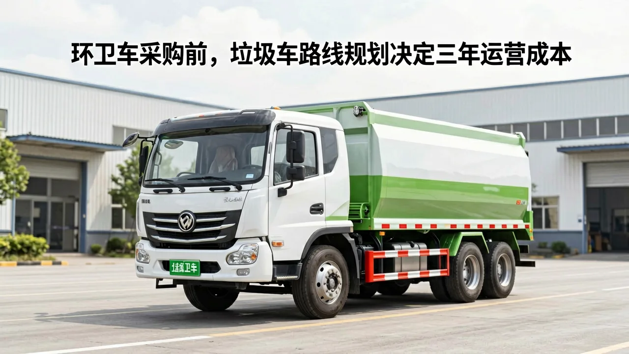 环卫车采购前，垃圾车路线规划决定三年运营成本